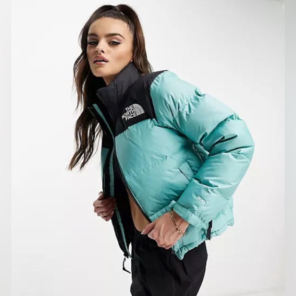 The North Face Women’s 1996 Retro Nuptse 700-Down Insulated Jacket Color Wasabi